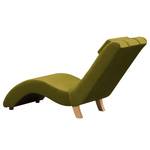 Chaise relax Sandon II Imitation cuir - Velours Ravi: Avocat