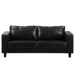 Sofa Bexwell I (3-Sitzer) Kunstleder Maija: Schwarz