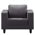 Fauteuil Bexwell I Imitation cuir - Tissu Pendo: Noir