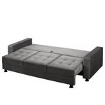 Canapé convertible Upwell II Microfibre - Gris foncé