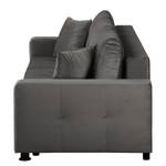 Canapé convertible Upwell II Microfibre - Gris foncé