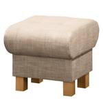 Sessel Outwell II Strukturstoff - Hellbeige - Mit Hocker