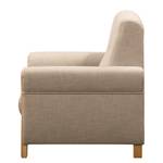 Sessel Outwell II Strukturstoff - Hellbeige - Mit Hocker