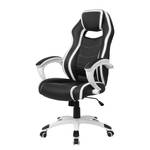 Gaming Chair Meon Kunstleder / Kunststoff - Schwarz / Matt Weiß