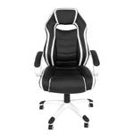 Gaming Chair Meon Imitation cuir / Matière plastique - Noir / Blanc mat