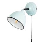 Wandlamp Telio ijzer - 1 lichtbron - Babyblauw