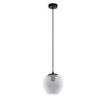 Hanglamp Priorat III glas / staal - 1 lichtbron - Diameter: 24 cm