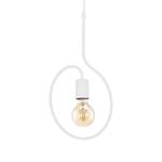 Suspension Cottingham Acier - 1 ampoule - Blanc