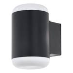 Wandlamp Merlito polypropyleen / staal - 1 lichtbron - Zwart