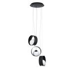 Hanglamp Camargo glas / staal - 3 lichtbronnen