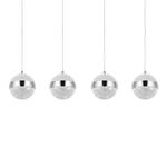 LED-hanglamp Licoroto II glas / staal - 4 lichtbronnen