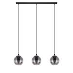 Hanglamp Ariscani transparant glas / staal - 3 lichtbronnen