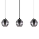 Hanglamp Ariscani transparant glas / staal - 3 lichtbronnen