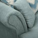 Sofa Colares (2-Sitzer) Webstoff - Pastellblau