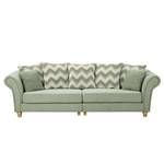 Sofa Colares  (3-Sitzer) Webstoff - Mintgrau