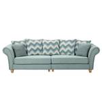 Sofa Colares  (3-Sitzer) Webstoff - Pastellblau