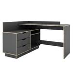 Bureau d’angle Paroy Imitation chêne Sonoma - Anthracite