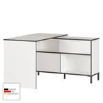 Schreibtisch Laredo Metall - Weiß / Schwarz