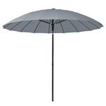 Parasol Sundy aluminium/polyester - Grijs