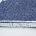 Kindervloerkleed Stars kunstvezels - Blauw - 100 x 160 cm