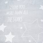 Tapis enfant Stars Fibres synthétiques - Gris clair - 100 x 160 cm