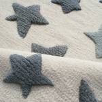 Kinderteppich Seastar Wolle - Blaugrau - 100 x 160 cm