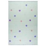 Kindervloerkleed Dots kunstvezels - Mintkleurig - 140 x 190 cm