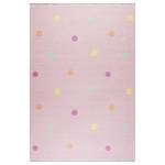 Kinderteppich Dots Kunstfaser - Hellrosa - 140 x 190 cm