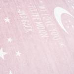 Kinderteppich Moon Kunstfaser - Rosa - 140 x 190 cm