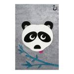 Tapis enfant Panda Paul Fibres synthétiques - Gris / Blanc