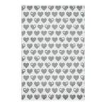 Tapis enfant Cœur II Fibres synthétiques - Blanc / Gris clair