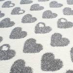 Tapis enfant Cœur II Fibres synthétiques - Blanc / Gris clair