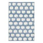 Tapis enfant Pomme Fibres synthétiques - Bleu Gris