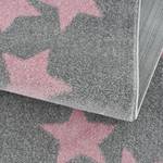 Tapis enfant Spring Fibres synthétiques - Gris / Rose vif - 160 x 230 cm