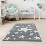 Tapis enfant Estrella Fibres synthétiques - Gris clair / Blanc - 100 x 160 cm