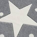 Kindervloerkleed Estrella kunstvezels - Lichtgrijs/wit - 100 x 160 cm