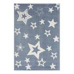 Tapis enfant Galaxy Fibres synthétiques - Blanc / Bleu colombe - 160 x 230 cm