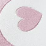 Kindervloerkleed Hart rond kunstvezels - Roze