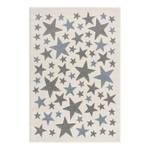 Tapis enfant Stella Fibres synthétiques - Crème / Gris - 160 x 230 cm