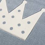 Kindervloerkleed Crown kunstvezels - Pastelblauw