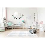 Tapis enfant Cactus Fibres synthétiques - Crème / Bleu-gris