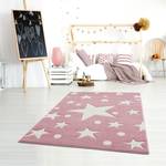 Tapis enfant Estrella Fibres synthétiques - Rose / Blanc - 200 x 300 cm