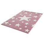 Tapis enfant Estrella Fibres synthétiques - Rose / Blanc - 200 x 300 cm