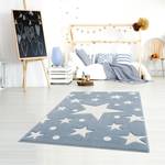 Kinderteppich Estrella Kunstfaser - Hellblau / Weiß - 100 x 160 cm