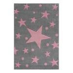 Tapis enfant Estrella Fibres synthétiques - Gris / Rose - 100 x 160 cm