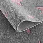 Tapis enfant Estrella Fibres synthétiques - Gris / Rose - 100 x 160 cm