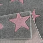 Tapis enfant Estrella Fibres synthétiques - Gris / Rose - 100 x 160 cm