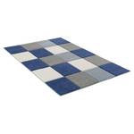 Kinderteppich Checkerboard Kunstfaser - Blau - 160 x 230 cm