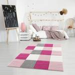 Kinderteppich Checkerboard Kunstfaser - Pink - 120 x 180 cm