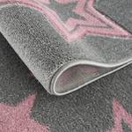 Tapis enfant Galaxy Fibres synthétiques - Gris / Rose - 120 x 180 cm